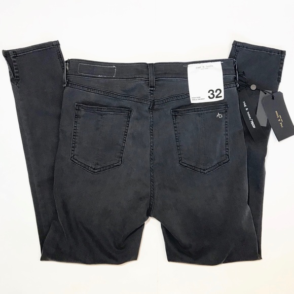 SOLD rag & bone High Rise Split Ankle Skinny Jeans - Picture 7 of 8